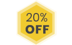 20% OFF FOR RETURNING CUSTOMERS ICON